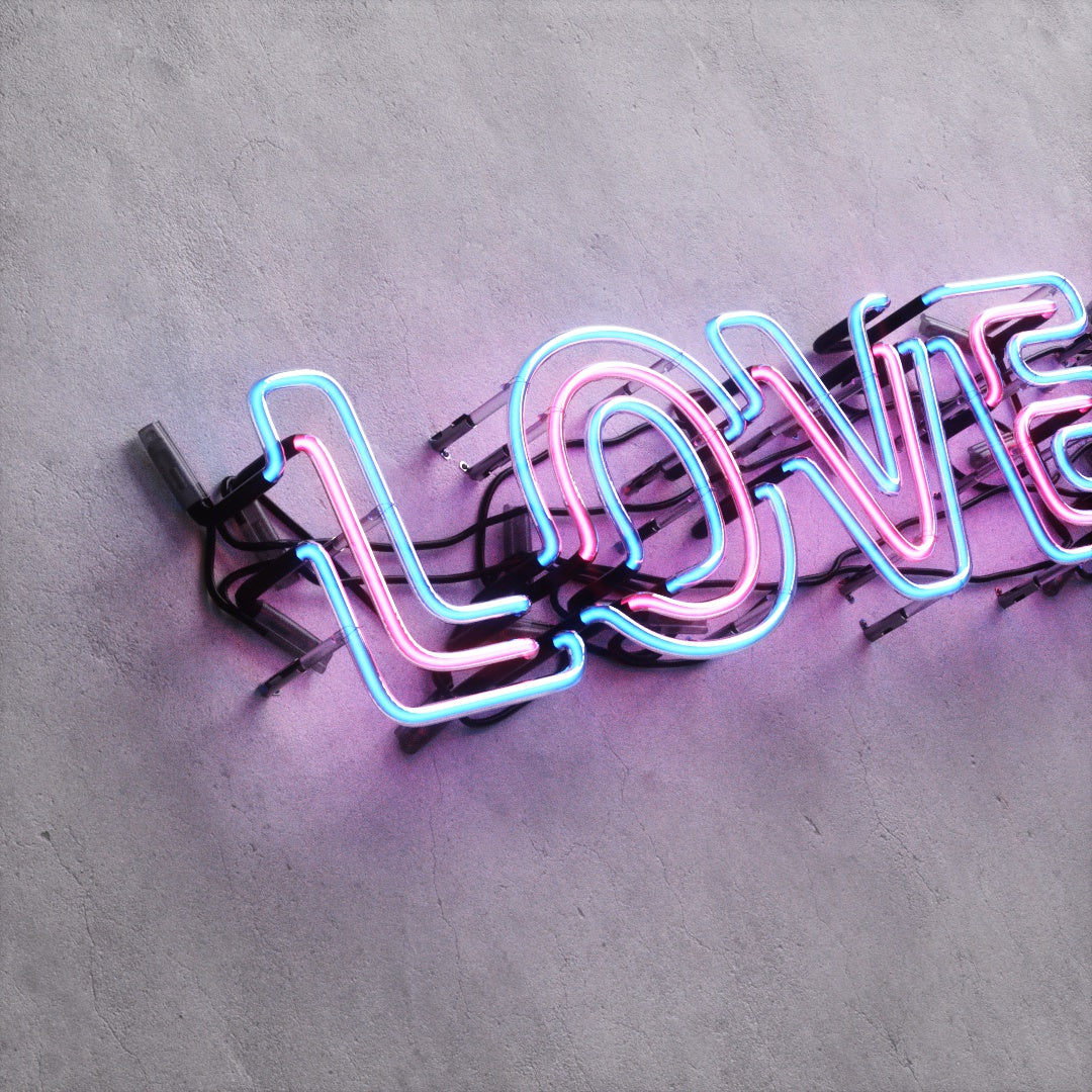 Neon Sign Style A "LOVER"