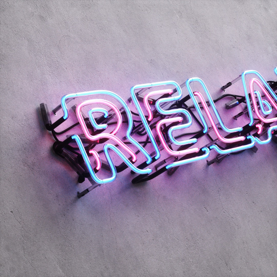 Neon Sign Style A "RELAX"