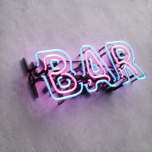 Neon Sign Style A "BAR"