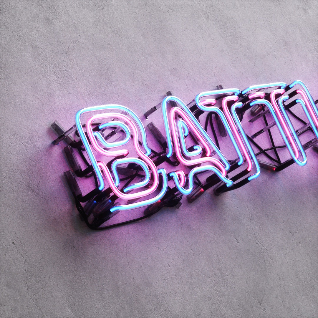 Neon Sign Style A "BATTLE"