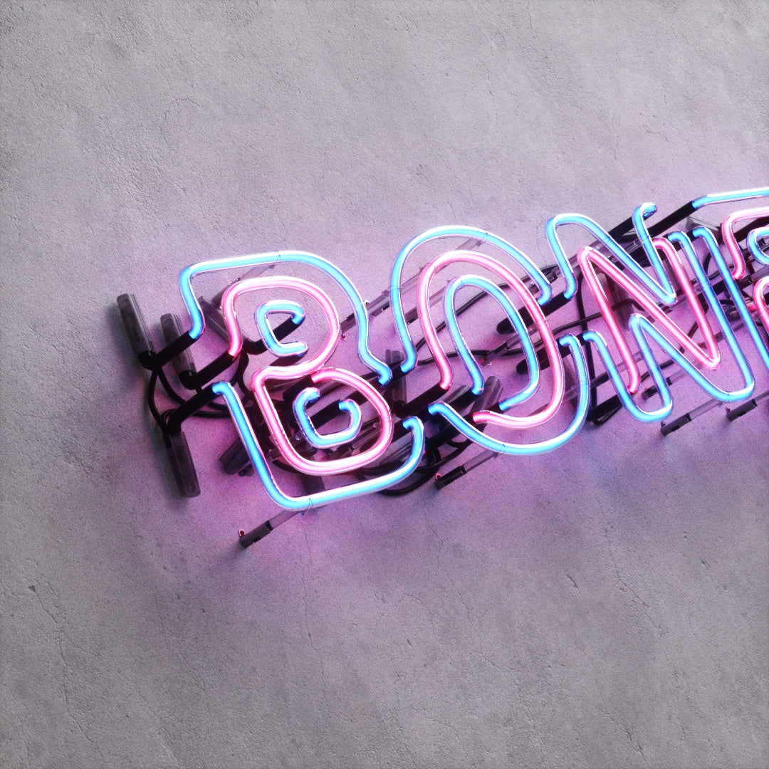 Neon Sign Style A "BONES"