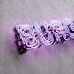 Neon Sign Style A "BURGER"