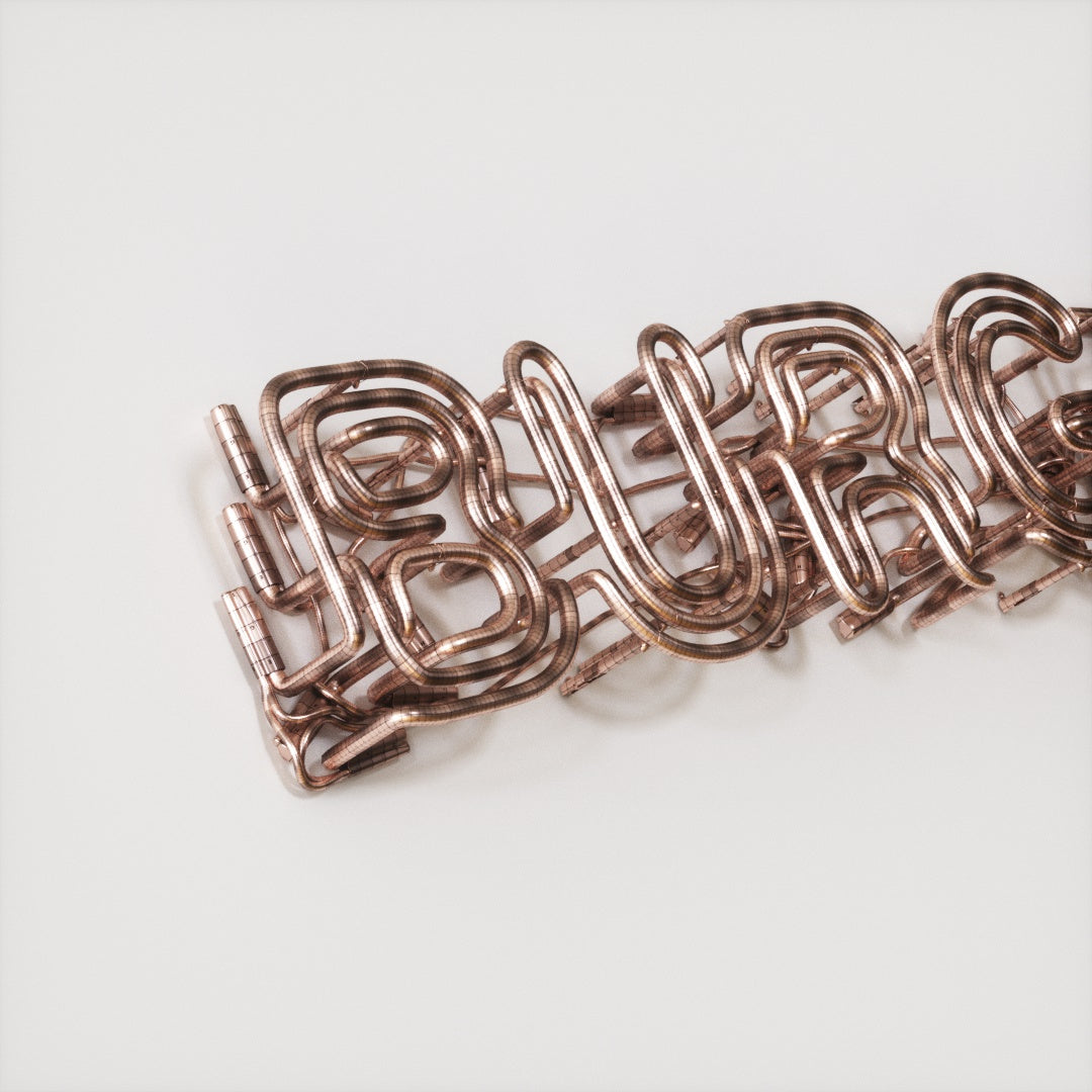Neon Sign Style A "BURGER"