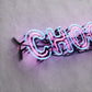 Neon Sign Style A "CHOOMBA"