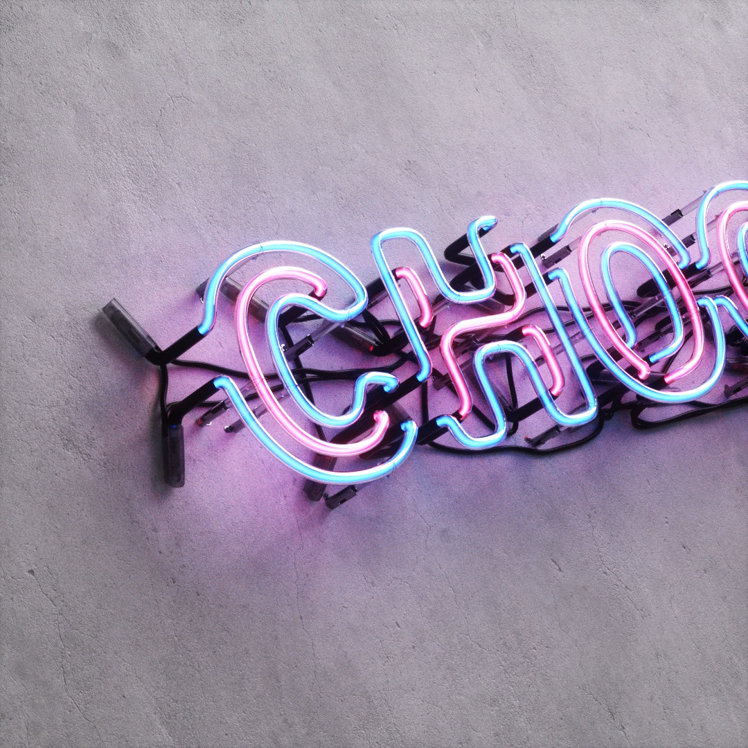 Neon Sign Style A "CHOOMBA"