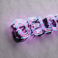 Neon Sign Style A "DELOREAN"