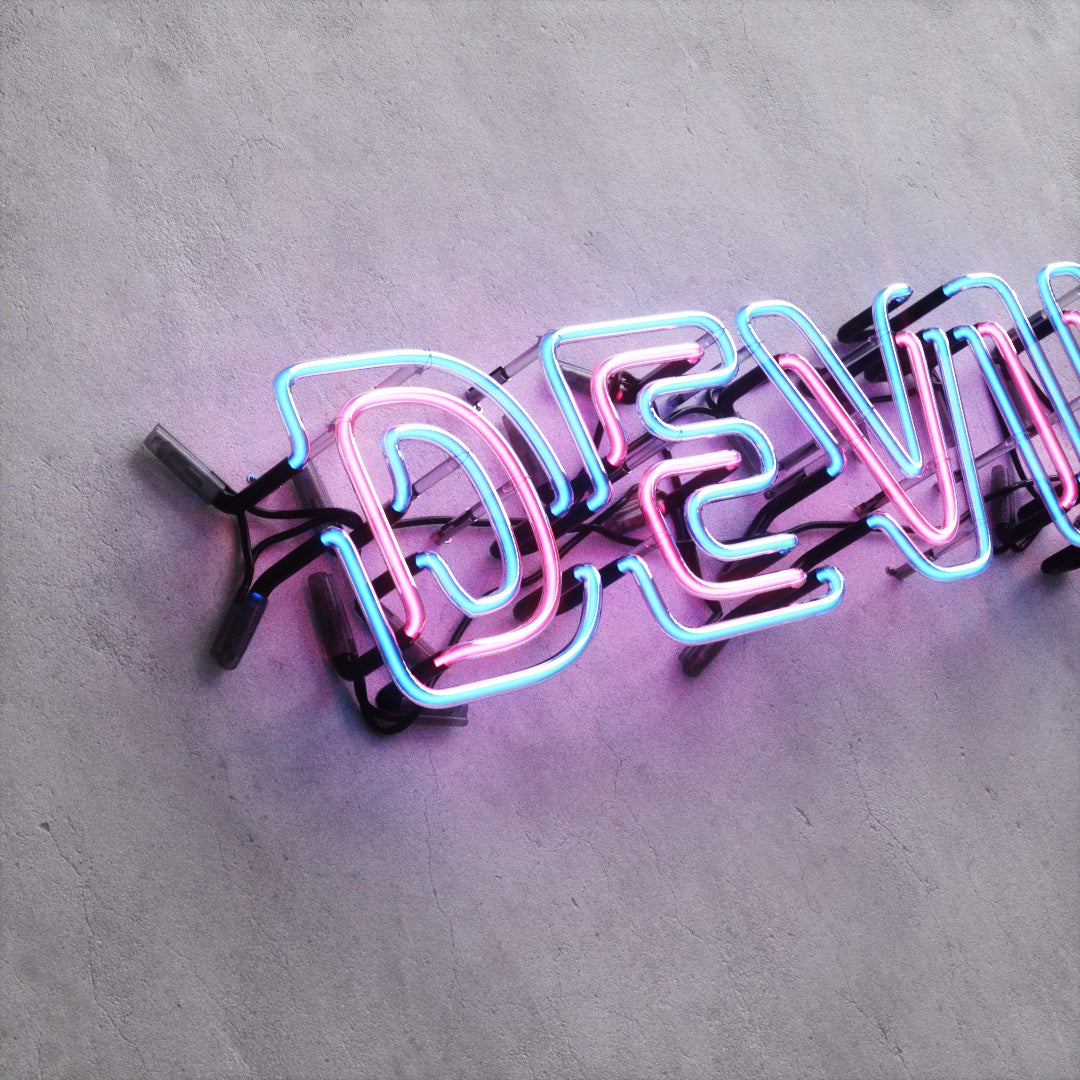 Neon Sign Style A "DEVIL"