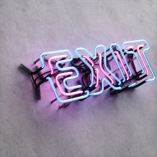 Neon Sign Style A "EXIT"