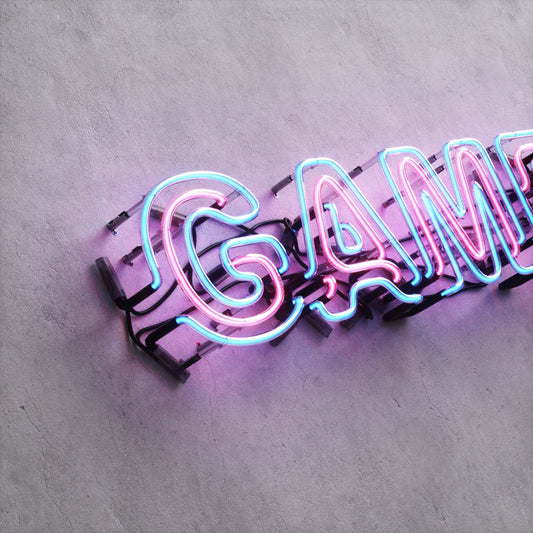 Neon Sign Style A "GAMES"