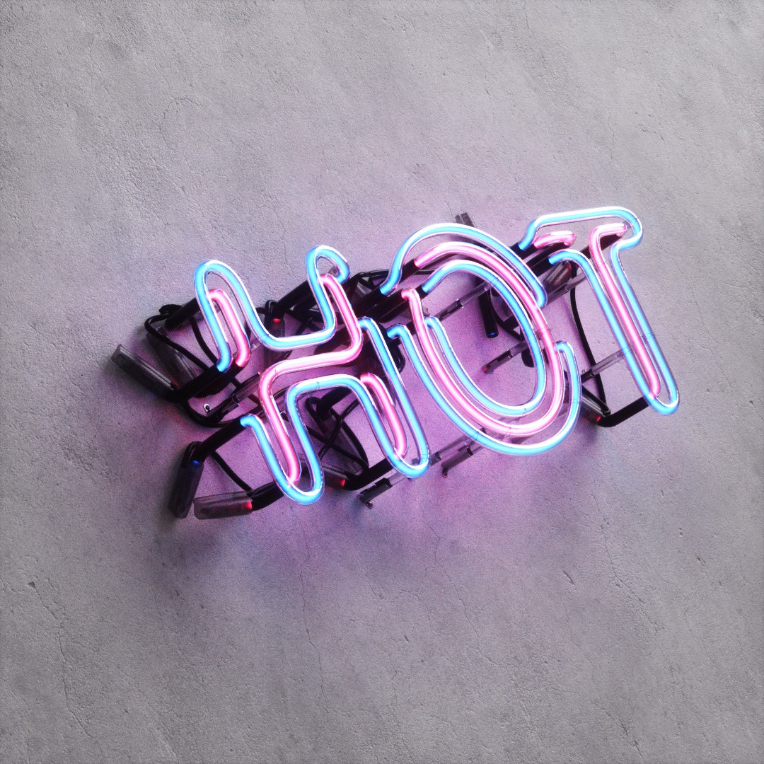 Neon Sign Style A "HOT"