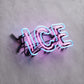 Neon Sign Style A "ICE"