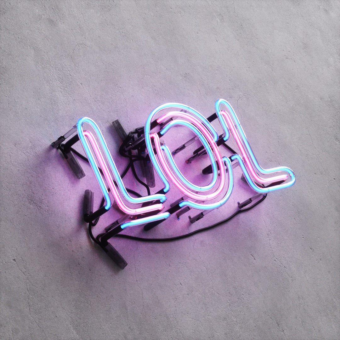 Neon Sign Style A "LOL"