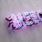 Neon Sign Style A "MEECROWAHVEY"