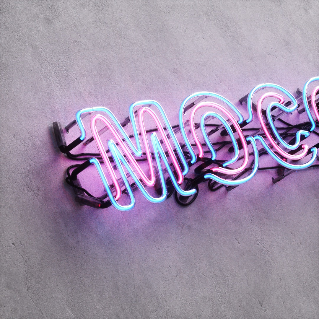 Neon Sign Style A "MOCCA"