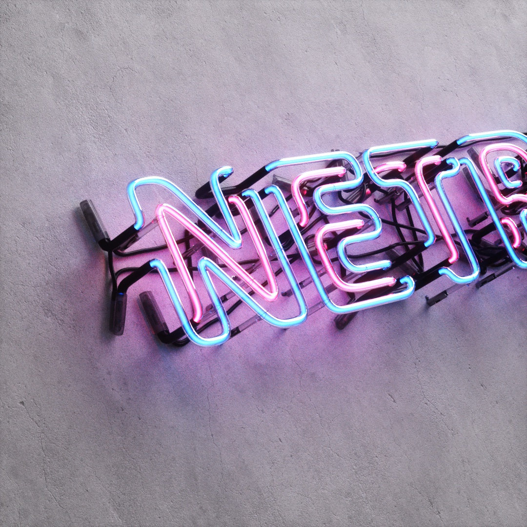 Neon Sign Style A "NETRUNNER"
