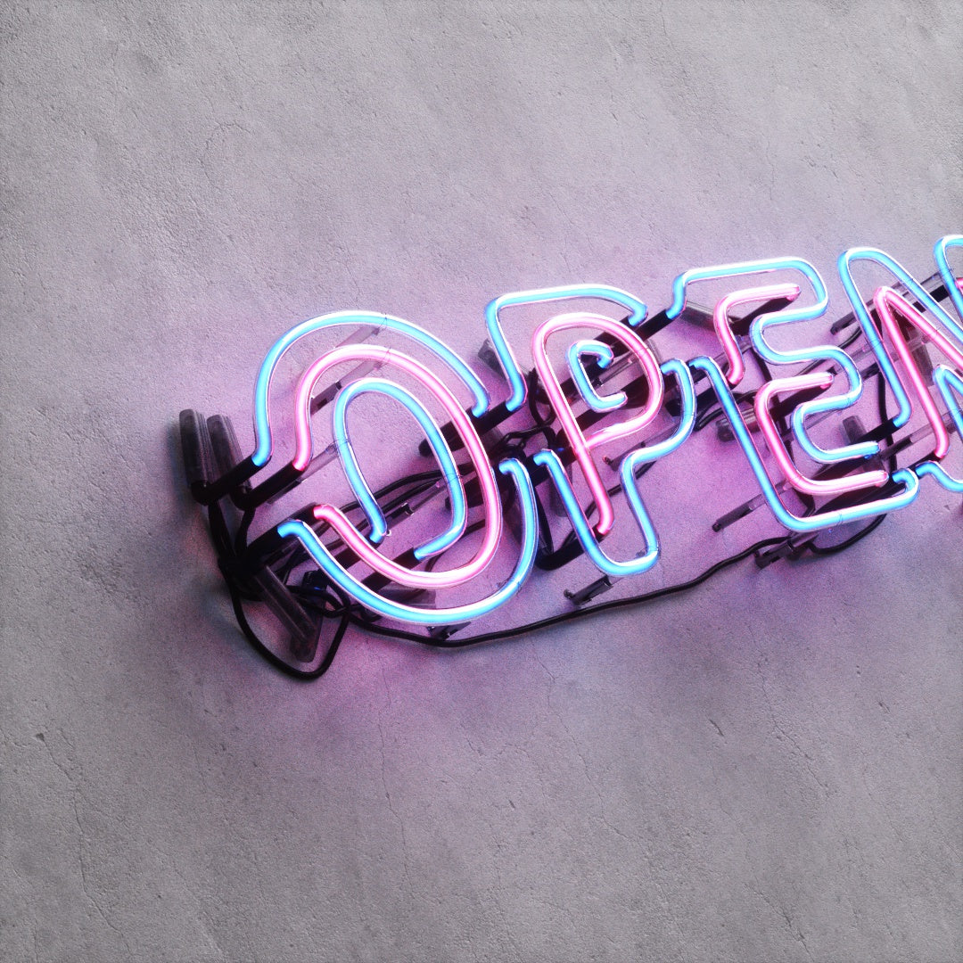Neon Sign Style A "OPEN"