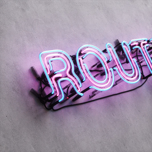 Neon Sign Style A "ROUTE66"