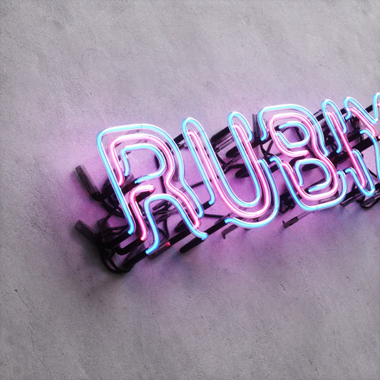 Neon Sign Style A "RUBIX"