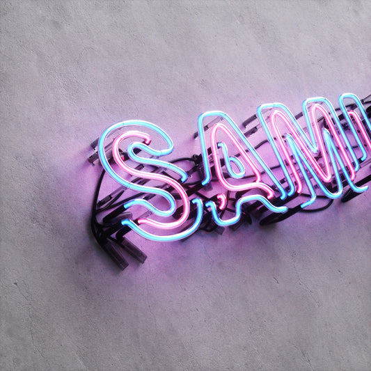 Neon Sign Style A "SAMURAI"