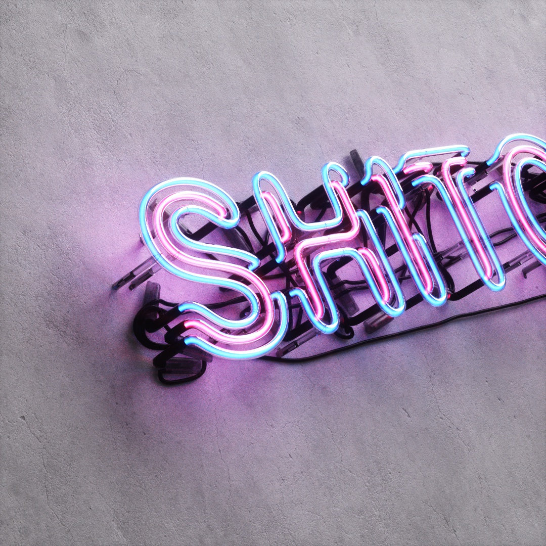 Neon Sign Style A "SHITCOIN"