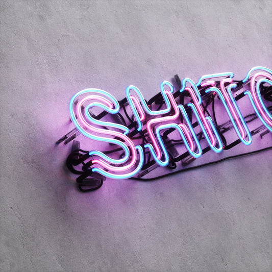 Neon Sign Style A "SHITCOIN"