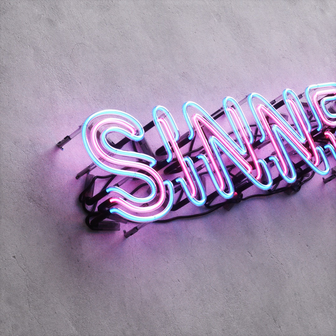 Neon Sign Style A "SINNERS"