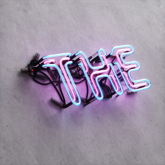 Neon Sign Style A "THE"