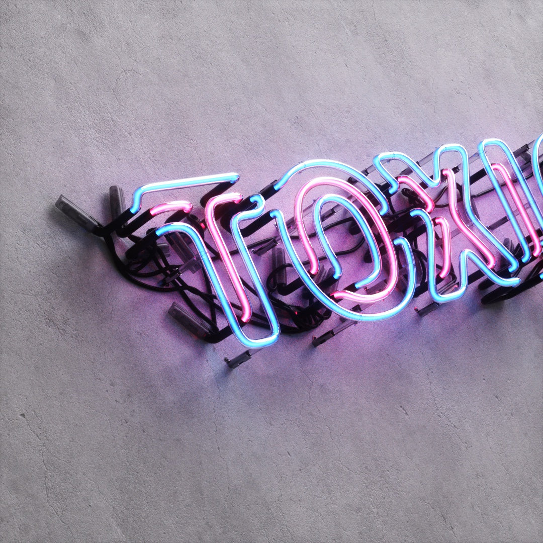 Neon Sign Style A "TOXIC"