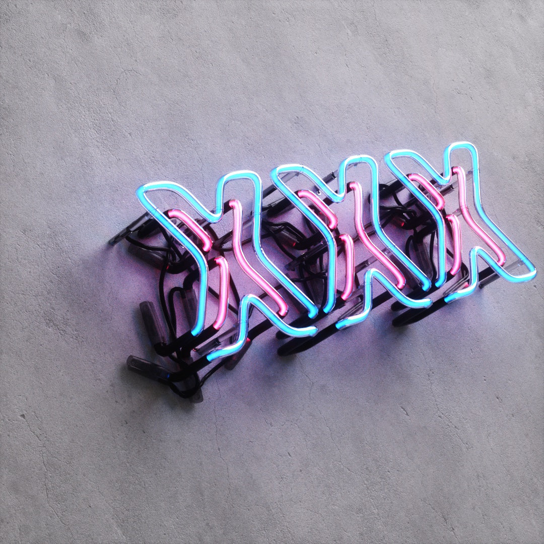 Neon Sign Style A "XXX"