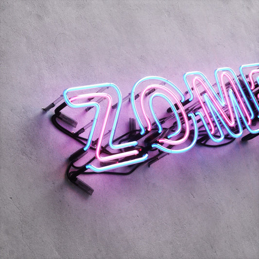 Neon Sign Style A "ZOMBIE"